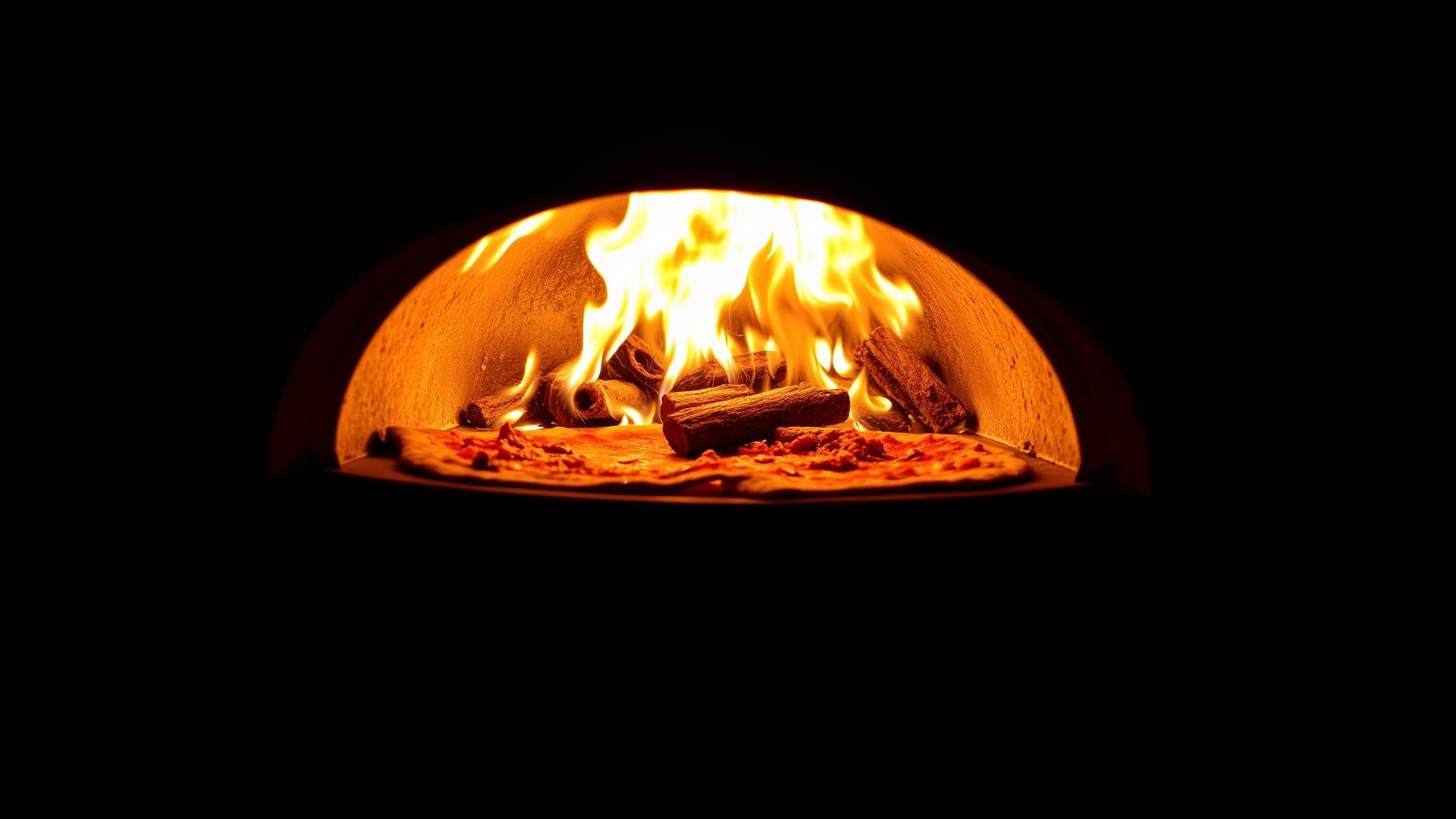 Forno em chamas